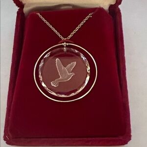 Hallmark Silver Bird Pendant Necklace